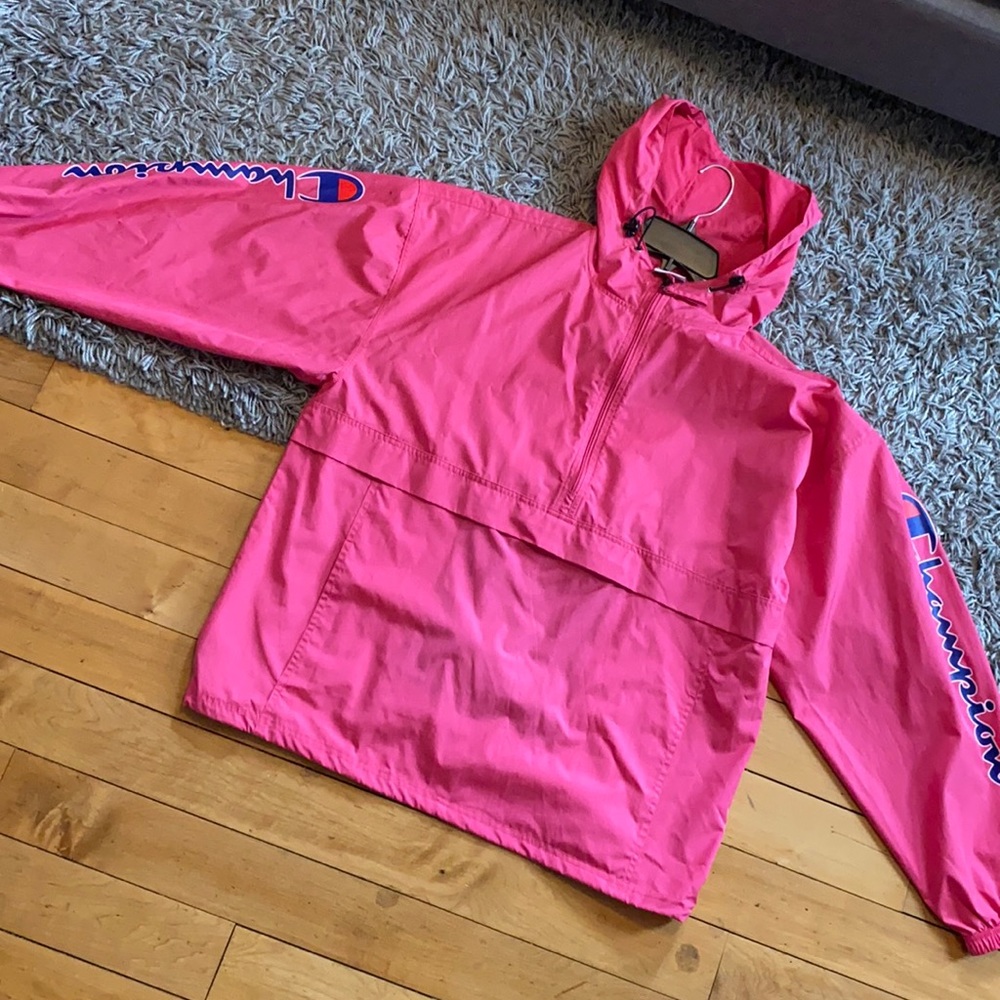 Hot Pink Champion Windbreaker
